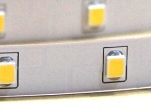Led pásik COB 24V, 5W/m, 8mm, Biela