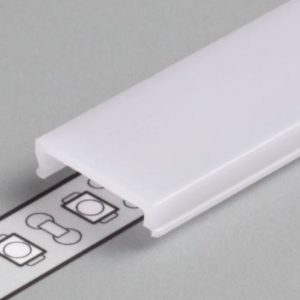 Difuzor do led profilu 10mm, 2m, Mliečny
